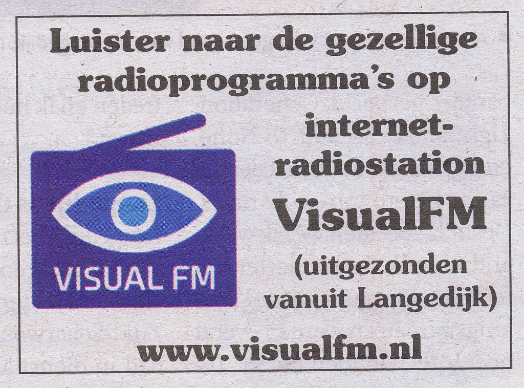 Deze advertentie vind u elke week in Dijk en Waard Nieuwsblad 